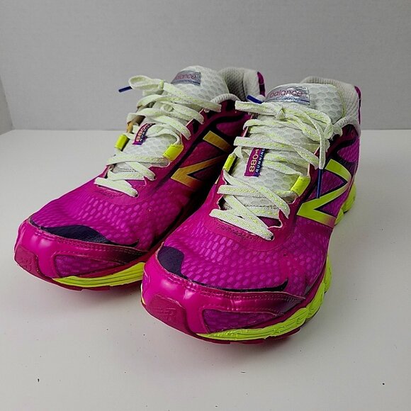 New Balance Road Running Shoes Women's 10 Neon Pink Purple 880v4 W880PY4 - Picture 2 of 14